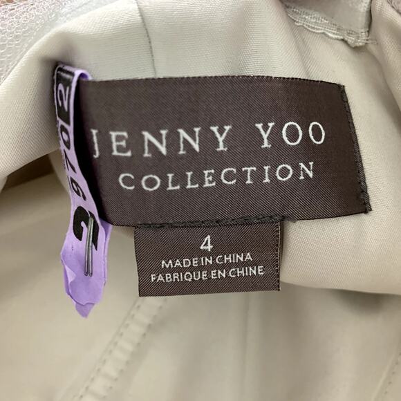 Jenny Yoo Annabelle Convertible Tulle Bridesmaid Dress Size 4 - Picture 4 of 13